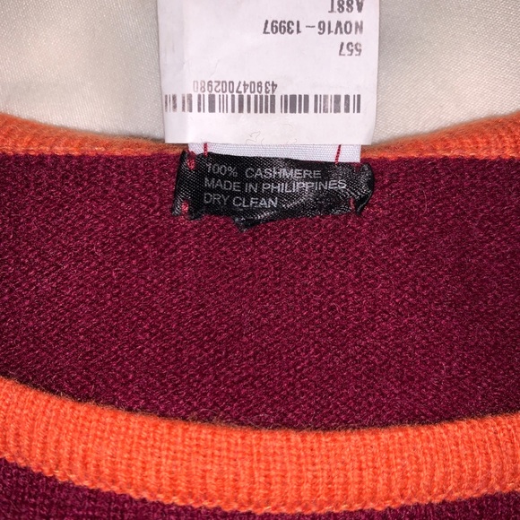 NWT Portolano Cashmere Sweater - Picture 3 of 4